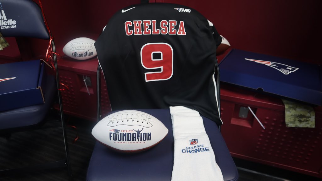Very cool moment this morning at <a href="/GilletteStadium/">Gillette Stadium</a>! CPS will be participating in the first-ever Girls Flag Football League in New England in partnership with the <a href="/Patriots/">New England Patriots</a>!