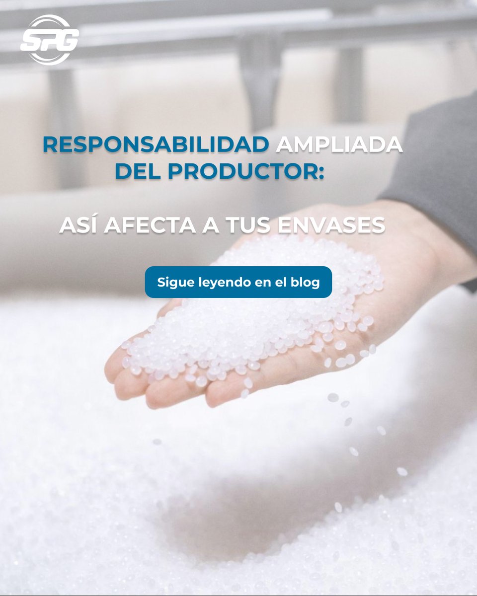 ¿Qué es la Responsabilidad Ampliada del Productor (RAP) y cómo afecta a tus envases? ¡Sigue leyendo! ➡️bit.ly/3MZSqod

#envases #packaging #rap #SPG #sostenibilidad