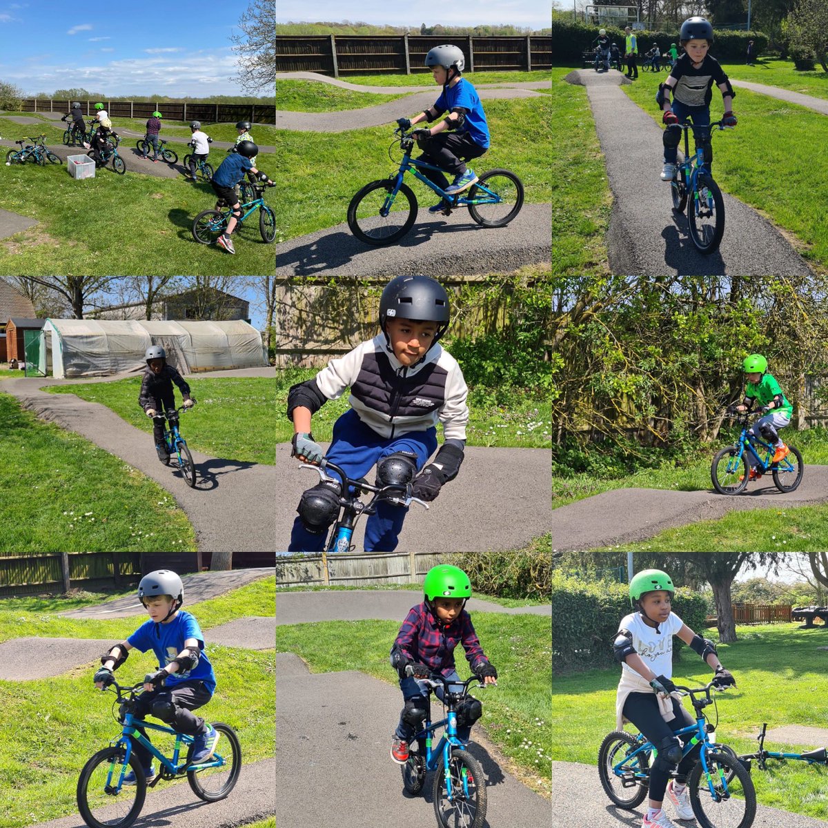 Lots of fun this afternoon being creative in the art room 🎨 and gardening in the greenhouse🪴 Then orienteering 🧭 and BMXing 🚴‍♂️ too!