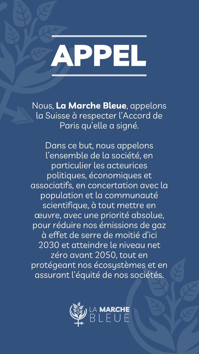 La Marche Bleue tweet media