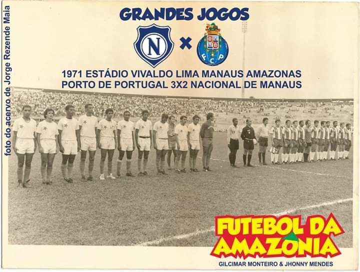 TuneldoTempoNFC's tweet photo. 🦁🐲 Times enfileirados para o primeiro jogo internacional do #VivaldoLima (1971)

📸: Jorginho / Futebol da Amazônia

#Naça #AmistosoInternacional #Nacional #fCPorto #NFCFCP #LeaoxDragao #Vivaldao #Amistoso https://t.co/i00HszqWJN