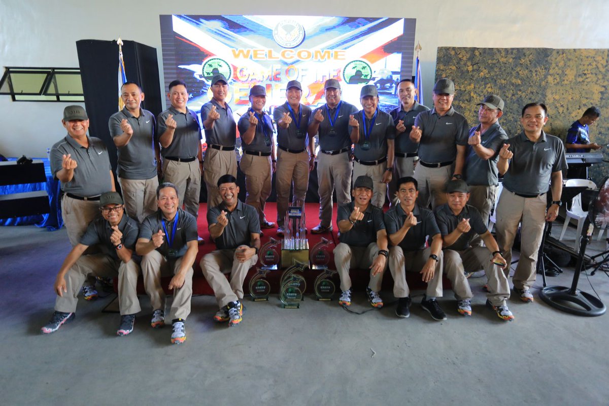 PhilAirForce's tweet photo. LOOK | PAF GENERALS HAILED AS CHAMPIONS IN THE 4TH LEG OF THE "GAME OF THE GENERALS"
READ MORE: https://t.co/vVOa1zWGm3
#AcceleratewithExcellence
#GuardiansofourPreciousSkies
#PAFyoucanTrust
#AFPyoucanTRUST
#GameOfTheGenerals
#4thLeg https://t.co/YcYdv7SRcH