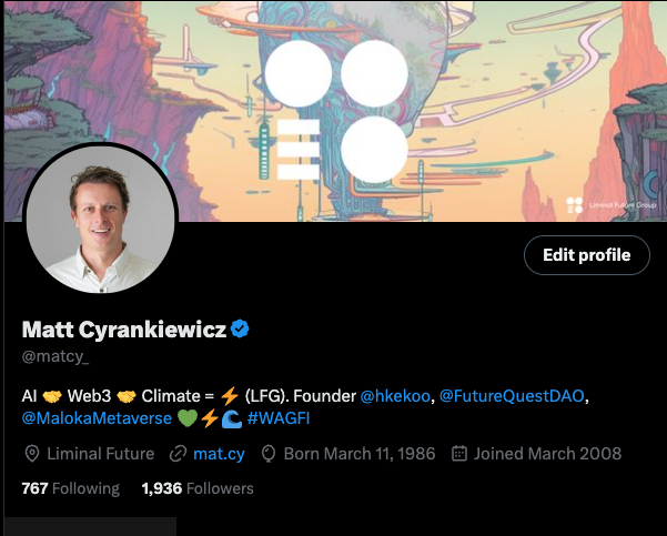 mattleta_'s tweet photo. Nearly 2k followers! 👀 Could we get to 2k friends?

I'm overcoming my weird anxiety of actually tweeting and it's starting to feel pretty good! https://t.co/HCJge7Rs21