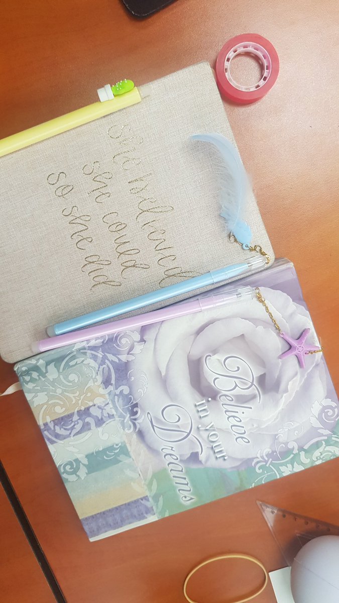 EllebyVia's tweet photo. Last night I finished the "She BELIEVED she could" book, now, I'll continue Part II avec the "BELIEVE in your DREAMS" book. My hand is on fire 🔥✍🏻 https://t.co/Z7ZXKyVfLG