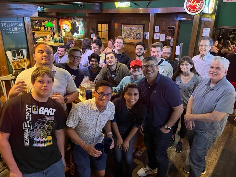 ILGOP's tweet image. ILGOP &amp;amp; @UofIllinois College Republicans Social Hour with State Central Committeeman @AaronDelMar and Champaign County Chairman Jim McGuire #BuildTheBench #PavingTheWay