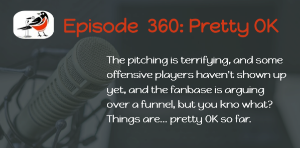 BirdsEyeViewBal's tweet photo. Episode 360: Pretty OK
https://t.co/KeABkm0s1F

Guest host @OriolesFanRyan fills in for a jet-setting Scott, as we show why just like this podcast (and its punctuality this week), the Orioles are pretty OK. https://t.co/NFZkJz1qrU