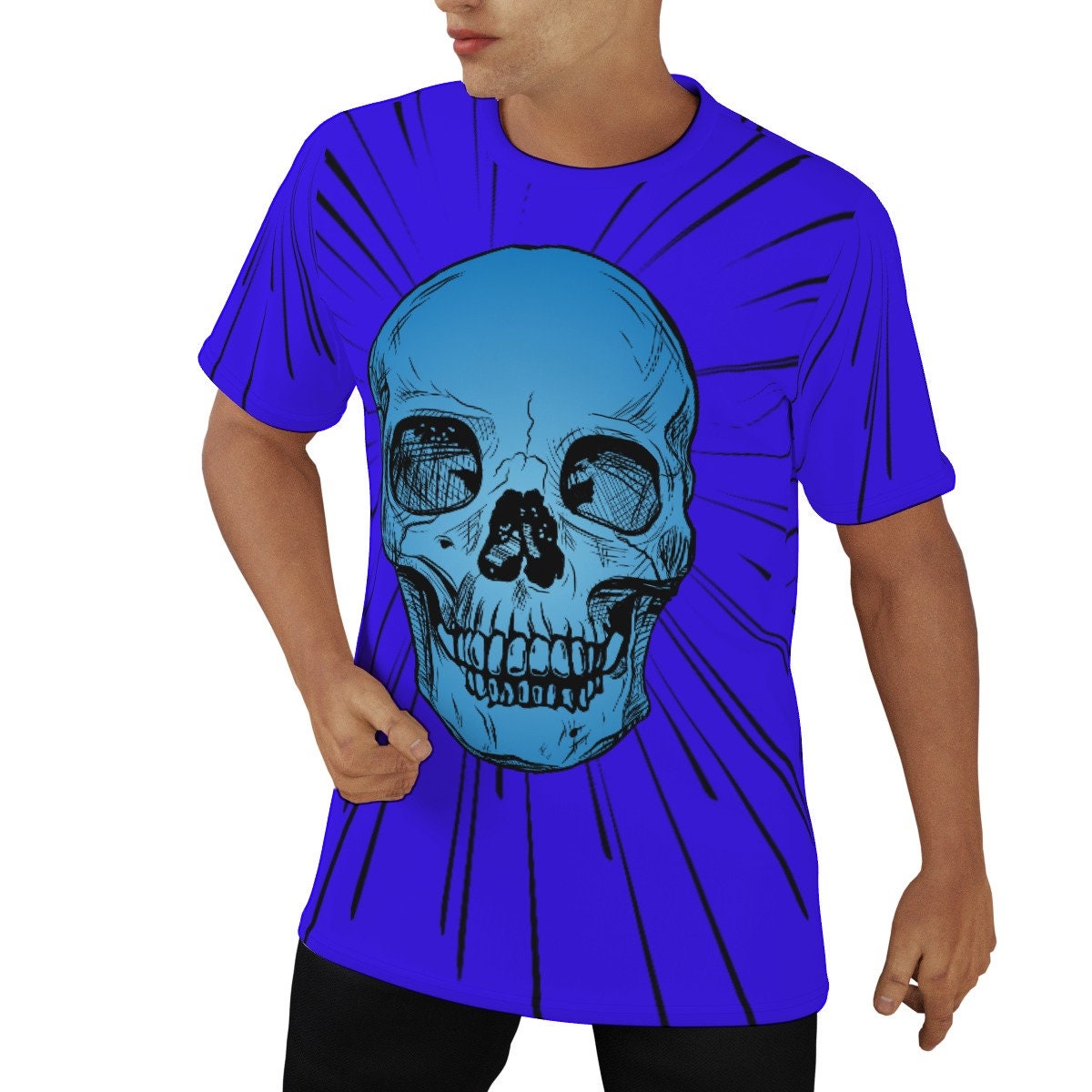 Excited to share the latest addition to my #etsy shop: Men's Big Skull T-Shirt etsy.me/3NhRqfx #blue #streetwear #shortsleeve #bigskull #blueskull #bluetshirt #menstshirt #giftforhim #boyfriendsshirt