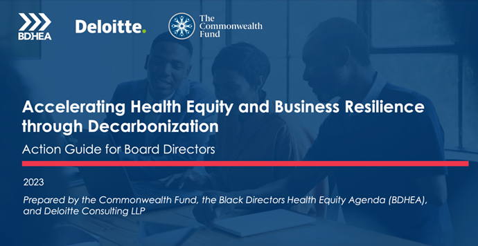 While the #climatecrisis is generally seen as an environmental issue, the impacts of the changing climate will increasingly impact human health unless aggressive mitigation efforts are taken. See @BDHEA_'s Action Guide for Board Directors for specifics. bdhea.org/wp-content/upl…