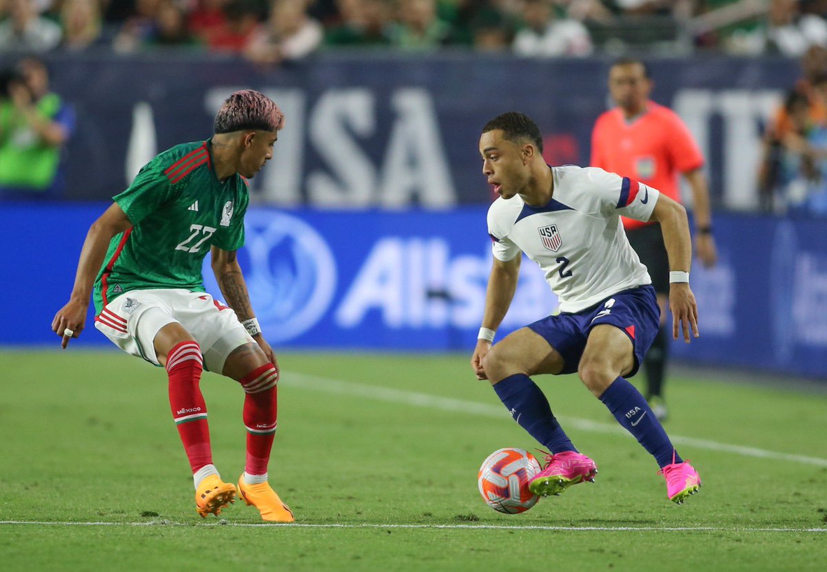 sergino_dest's tweet photo. Good to get some important minutes in the tank! It’s always an honour to represent my country 🇺🇸❤️ @USMNT https://t.co/XSSw48EIP4