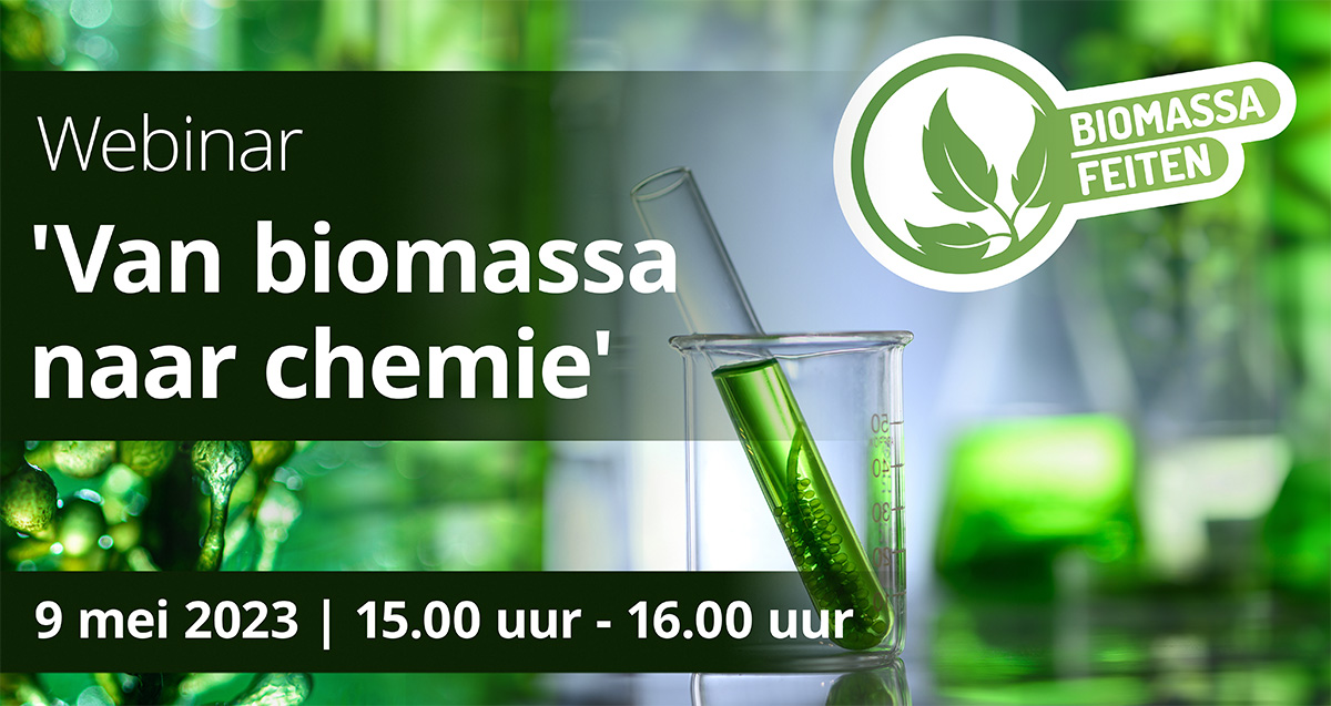 Biomassafeiten webinar 'Van biomassa naar chemie' op 9 mei 2023

Voor aanmelden en meer informatie, lees verder op onze website:

biomassafeiten.nl/biomassafeiten…

#webinar #biomassafeiten #chemie #biochemie #biogrondstoffen