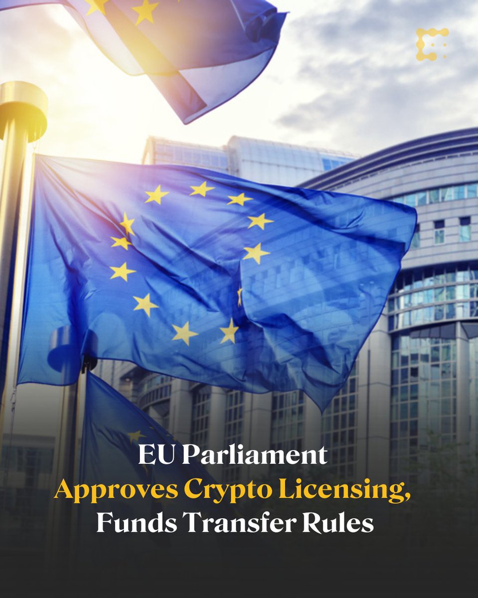 The EU is now the first major jurisdiction in the world to introduce a  comprehensive crypto law. Lawmakers voted 517-38 on Thursday in favor of a  new crypto licensing regime, MiCA, with