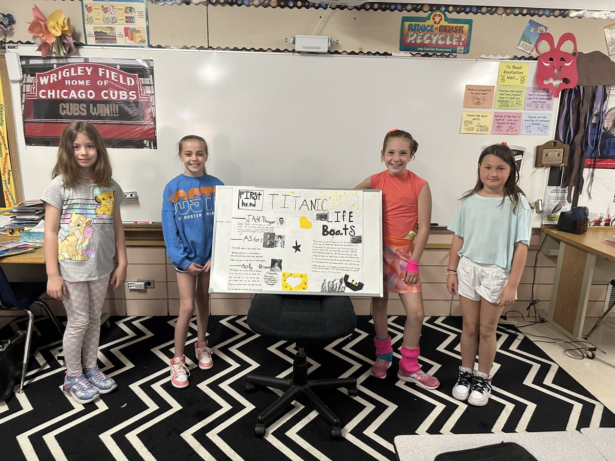 We had some wonderful Titanic presentations this morning! #engaged64