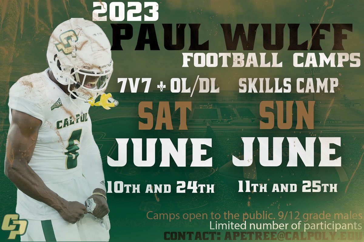 CollinMinnaar's tweet photo. Thank you @Coach_Casey_P for the camp invite. Looking forward to working with you. @calpolyfootball @Eastmark_FF @CoachDixonDBs @Swaggz_9 https://t.co/kcJyRCBH0X