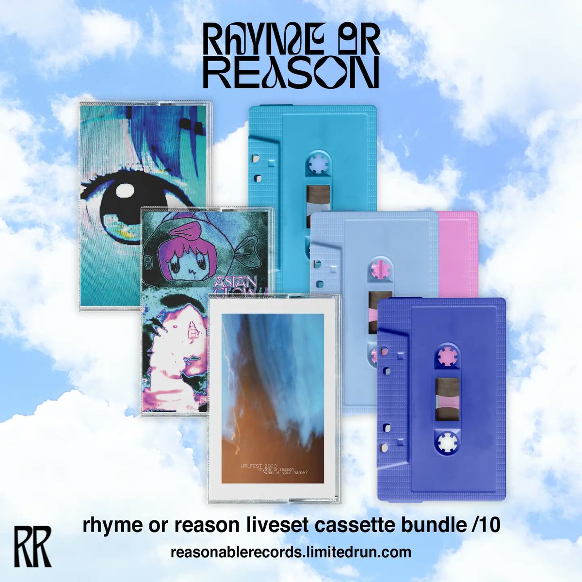 reasonablerecs's tweet photo. Asian Glow (@audinjeee01) x Turquoisedeath (@ismokecrack55) x What is your name? (@MoonJaspers) Liveset Cassette Bundle
For Sale 4/22 at 2PM EST (This Saturday!!)
https://t.co/oXcXatWrEK https://t.co/W4WwY1XHqC