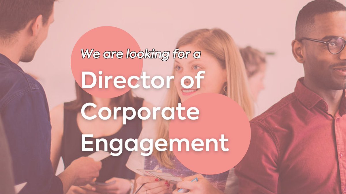 ➡️ Could you be our new Director of Corporate Engagement?

This is an exciting new role, designed to lead our corporate-facing teams in inspiring and equipping organisations to create ambitious, sustainable social change. 

Find out more here: ow.ly/zBGv50NKywH