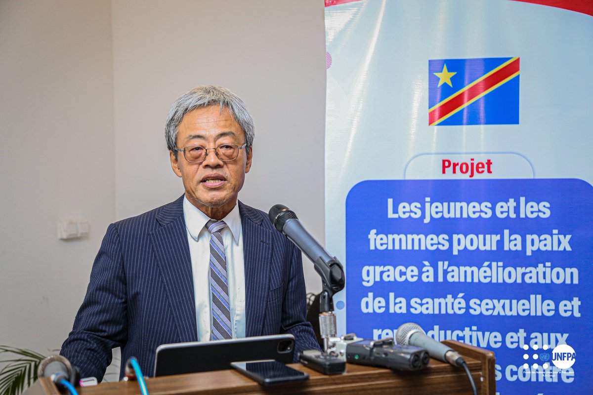 UNFPARDC's tweet photo. Partenariat @UNFPA
#JAPON🇯🇵
✅1 679 500USD du Japon pour un projet ciblant les jeunes &amp; femmes : Santé de la Reproduction, #VBG, Cohésion sociale
✅Lancement par le SG aux Affaires Sociales &amp; Actions Humanitaires
✅Cible : #Nyiragongo #Karisimbi #Kirotshe
Part: #CADEGO @sofepadi https://t.co/wWhfk075S7