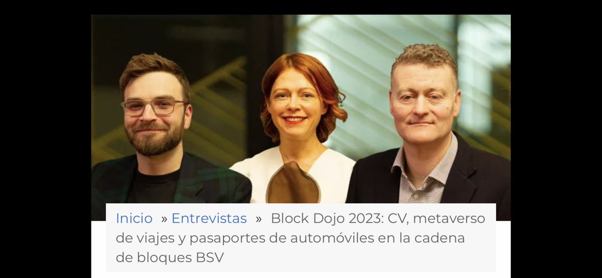 BlogueroDigital's tweet photo. Block Dojo 2023: CV,
viajes metaverso y pasaportes de automóviles en #Blockchain #BSV
| #CoinGeek

#CoinGeekConversations de esta semana destaca a tres nuevos fundadores de empresas emergentes en @Block_Dojo, 
el curso de incubación de Londres de 12 semanas donde se desarrollan negocios y se presentan a inversores potenciales.

ℹ️@RealCoinGeek
➡️https://t.co/L76q6yWPpF⬅️⬇️