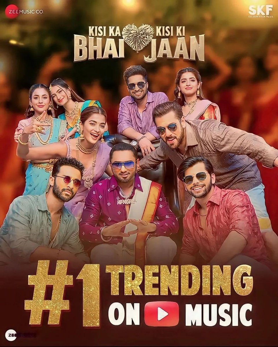 yoyothefan's tweet photo. #1TRENDING YOUTUBE MUSIC Lets Dance Chotu Motu Song Yo Yo Honey Singh & Salman Khan Kisi Ka Bhai Kisi Ki Jaan #YoYoHoneySingh #YoYoTheFan https://t.co/QgTj7ydy8s
