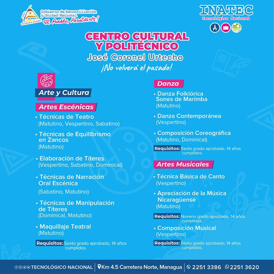 Centro Cultural y Politécnico José Coronel Urtecho tweet media