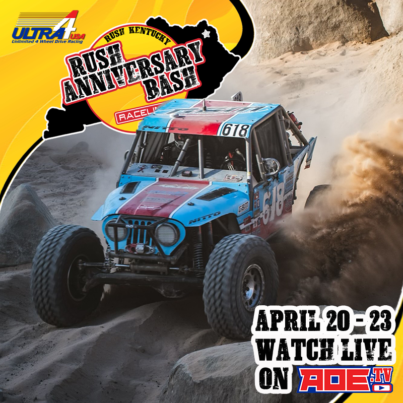 Ultra4USA's tweet photo. Are you ready? 
Watch live on https://t.co/SfInxiq5N3! 

April 21
7:00AM-7 PM

​April 22
10AM-4:30PM

#Ultra4USA #Ultra4Rush #ultra4family

@RacelineWheels  | @NittoTire  | Project X Off-Road | @AMSOILINC  | @ruggedradios  | @SPEEDSPORT https://t.co/O8yNlzYnop