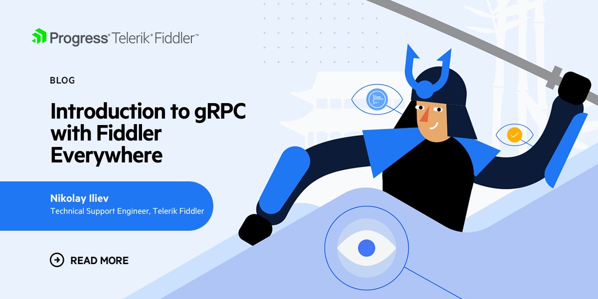 gRPC &amp; #FiddlerEverywhere!
You may not know it yet, but this might just be the dynamic duo you need.

Explore #gRPC &amp; see how you can capture &amp; inspect its traffic with Fiddler Everywhere in Nikolay Iliev's blog:
prgress.co/41F3tHr