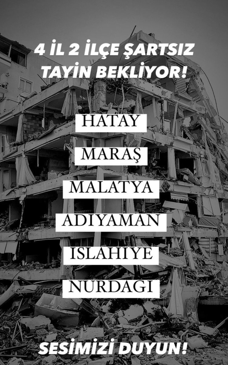 DörtilİkiİlçeyeTayinMüjdesi