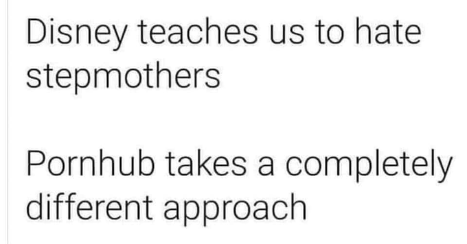 Does this mean PornHub is more wholesome than Disney? I'd certainly like to think so. https://t.co/Y<a href="/tag/daddy"class="tags"><span>#daddy</span></a>