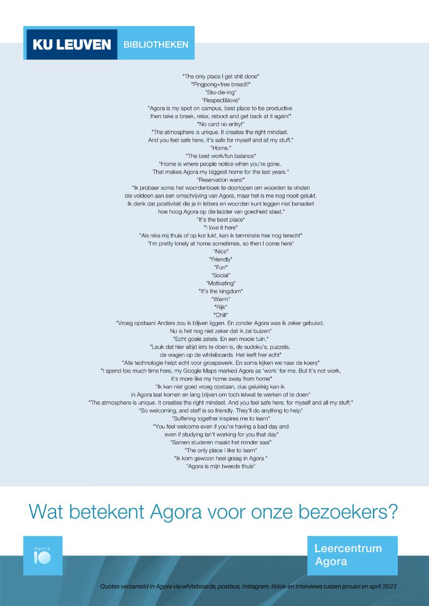 pscverbist's tweet image. Hier word ik best wel blij van! #10jaarAgora #learningspaces #thirdplace