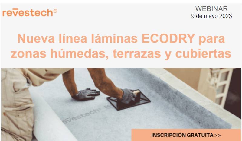 infoconstru's tweet photo. Webinar Profesional gratuito >

📢Nueva línea láminas #ECODRY para zonas húmedas, terrazas y cubiertas. Sistemas Level de evacuación oculta bajo pavimento ¡Descúbrelo! 

📆 Martes, 9 de mayo
https://t.co/mHgCgJmdFN

#arquitectura #construccion #pavimento #polímeros https://t.co/PjNBX91YQT