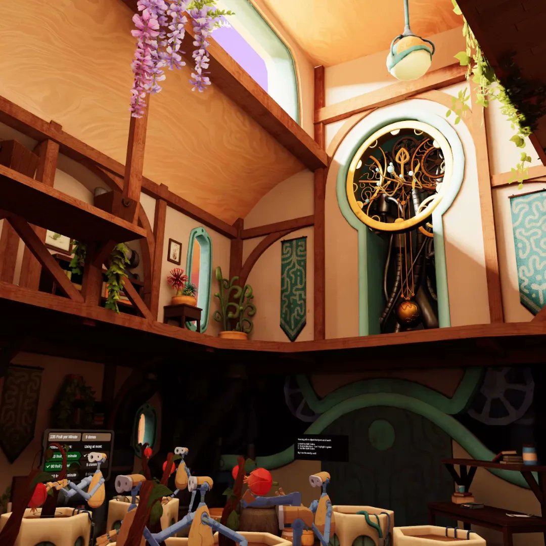 GameThoughts_YT's tweet photo. I'm working on a new video, and I haven't been this excited about a creative project in a long time! 😊🙌

🎥 This video is shaping up to be really different from the ones I've made recently, and it focuses on a VR game by @hellopontoco called The Last Clockwinder. 🕰 https://t.co/lb8sQQcEte