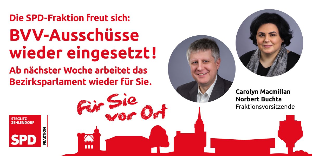 SPDfraktionSZ's tweet photo. Der Stillstand hat endlich ein Ende: Wir freuen uns, dass in der gestrigen #BVVsz die Einsetzung der Ausschüsse beschlossen werden konnte! CDU &amp; #NoAfD hatten den Beschluss im März blockiert &amp; wollten ihn gestern erneut vertagen 🤬 Mehr dazu hier:

https://t.co/Q1gqmEFt0O
#SteZe https://t.co/5RRHkbY1Lb