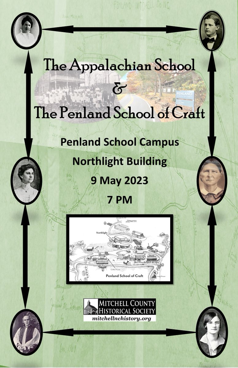 mitnchist's tweet photo. Join us Tuesday, May 9 at 7pm for this little known history of the Appalachian Industrial School and its transformation to the Penland School of Craft https://t.co/XTqiaHferV