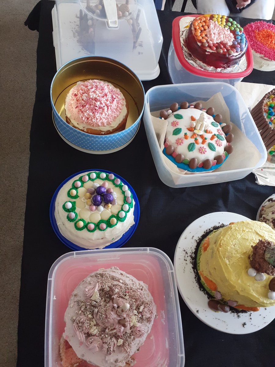 Year 8 pupils have baked and decorated these beautiful cakes today <a href="/Tranby_school/">Tranby</a>