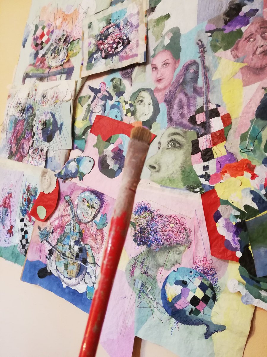 Hello! Now is the first time that I publish on twitter the sale of some NFTs. If you are interested in my work, I am very grateful and thanks. My paintings are physically made, available only in NFTs and 1/1. Collection with more than 200 NFTs   opensea.io/manuel_molano