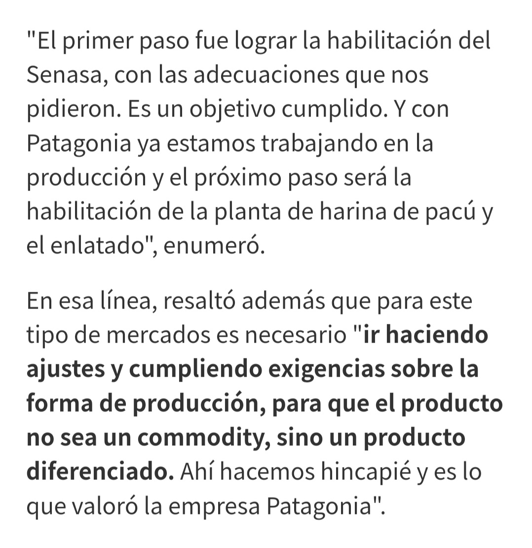 Declaraciones de Eduardo Meichtry, nuestro fundador y líder de este proyecto productivo de vanguardia, a <a href="/DiarioNorteCom/">Diario NORTE Chaco</a> 👇