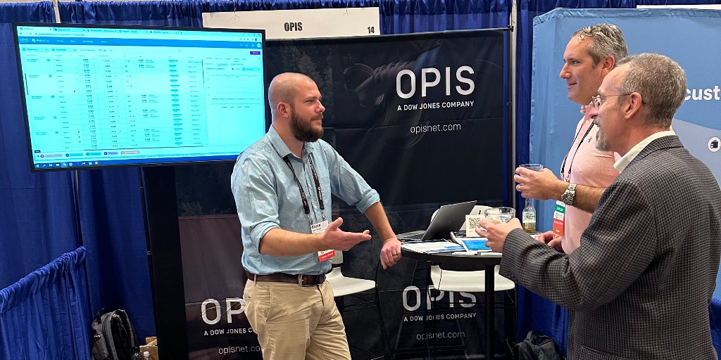 OPIS's tweet photo. We're here at the @NACSonline #SOISummit in Dallas! Stop by booth #14 to hear about new products – all designed to ease your pain when it comes to pricing your #fuel right. Today, @Cinco70Denton will talk about the upcoming summer driving season.
#carpedata #NACS https://t.co/03X1I6ONGb