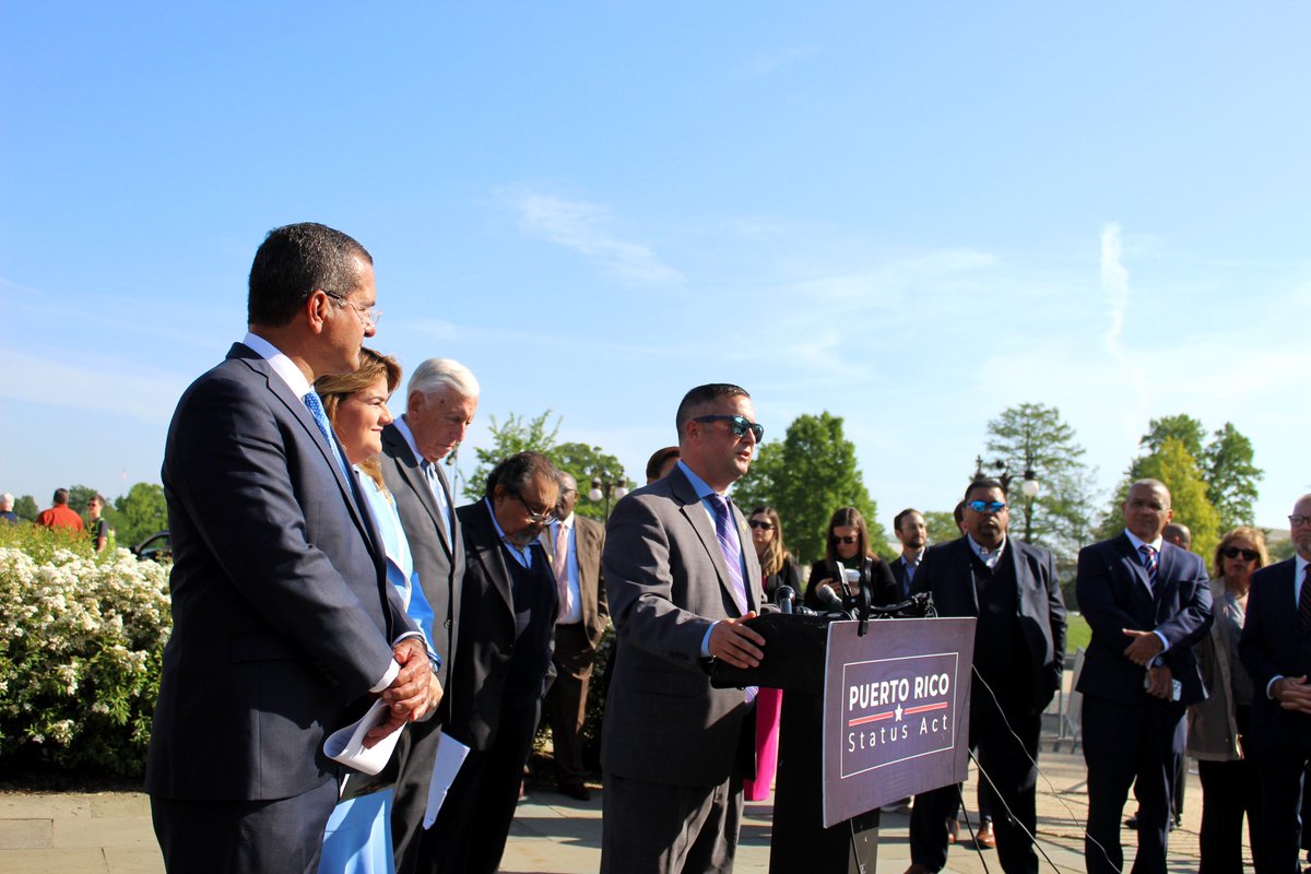 PRFAA's tweet image. 📃 | Today, @GovPierluisi joined members of Congress to announce the reintroduction of the Puerto Rico Status Act in the People’s House. With this bill, we reaffirm our commitment to the democratic principles that underpin our Nation and ensure that the voices of all Americans…