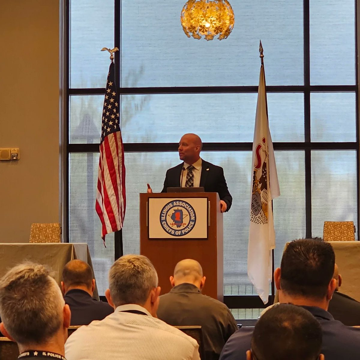 ILPoliceChiefs's tweet photo. Great turnout for our Keynote Speakers at #ILACP2023!  Our afternoon speaker, Chris Mannino, will get started at 2:30 p.m.

https://t.co/8YuSbGJsem

#illinois #lombard #police #lawenforcement #training #policetraining https://t.co/tFf79Or4JI