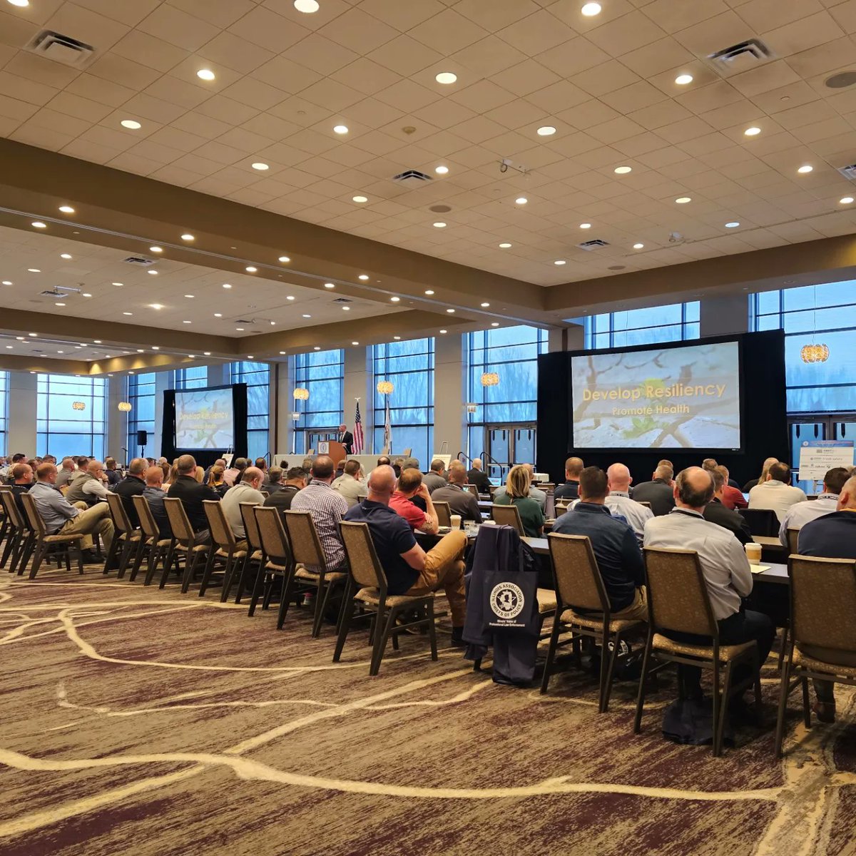 ILPoliceChiefs's tweet photo. Great turnout for our Keynote Speakers at #ILACP2023!  Our afternoon speaker, Chris Mannino, will get started at 2:30 p.m.

https://t.co/8YuSbGJsem

#illinois #lombard #police #lawenforcement #training #policetraining https://t.co/tFf79Or4JI