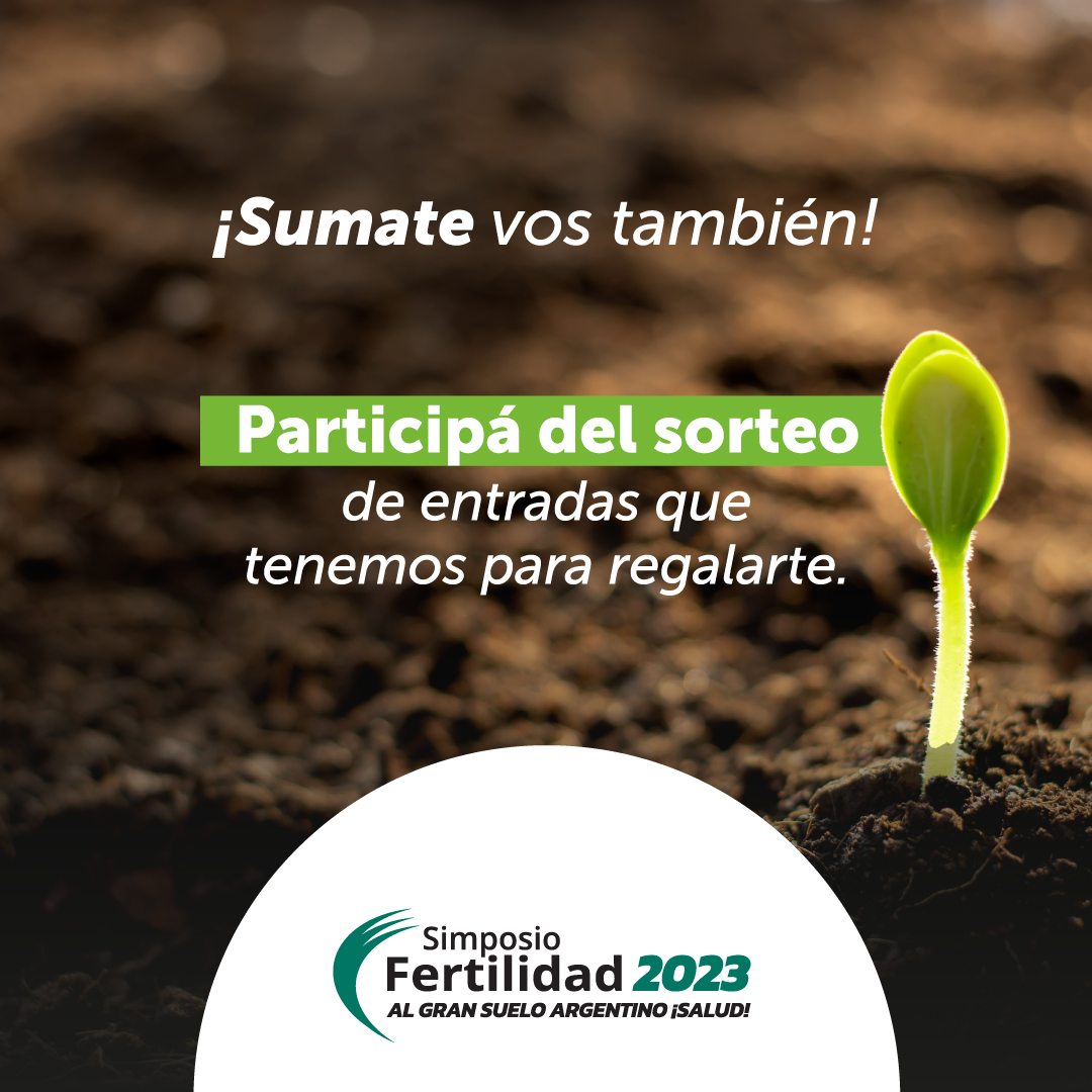 ProfertilAgro's tweet photo. ¡Ganate 2 entradas y vení con nosotros al Simposio de Fertilidad 2023!
🎁 Seguinos, reaccioná a esta publicación ¡Y ya estas participando! 🎯 Lee más acá: https://t.co/wGnUXU0qjG  💪 ¡Éxitos! https://t.co/2kXDdfhMER
