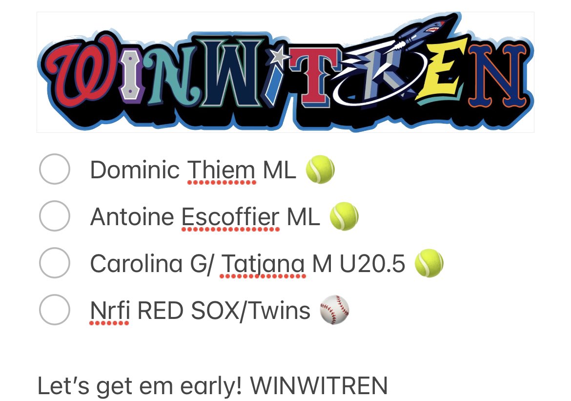 WinwitRen's tweet image. WinWitRen #GamblingTwitter #picks
