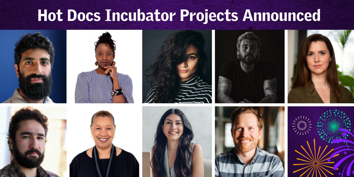 HotDocsIndustry's tweet photo. 📣 We're please to announce the 5 Canadian #doc projects that will receive a total of $175,000 as part of the Hot Docs Incubator program—the newest pillar of our award-winning Canadian Storytellers Project! 

Check out the projects here: https://t.co/gqKRFuUwgi https://t.co/XAjCAXqb6H