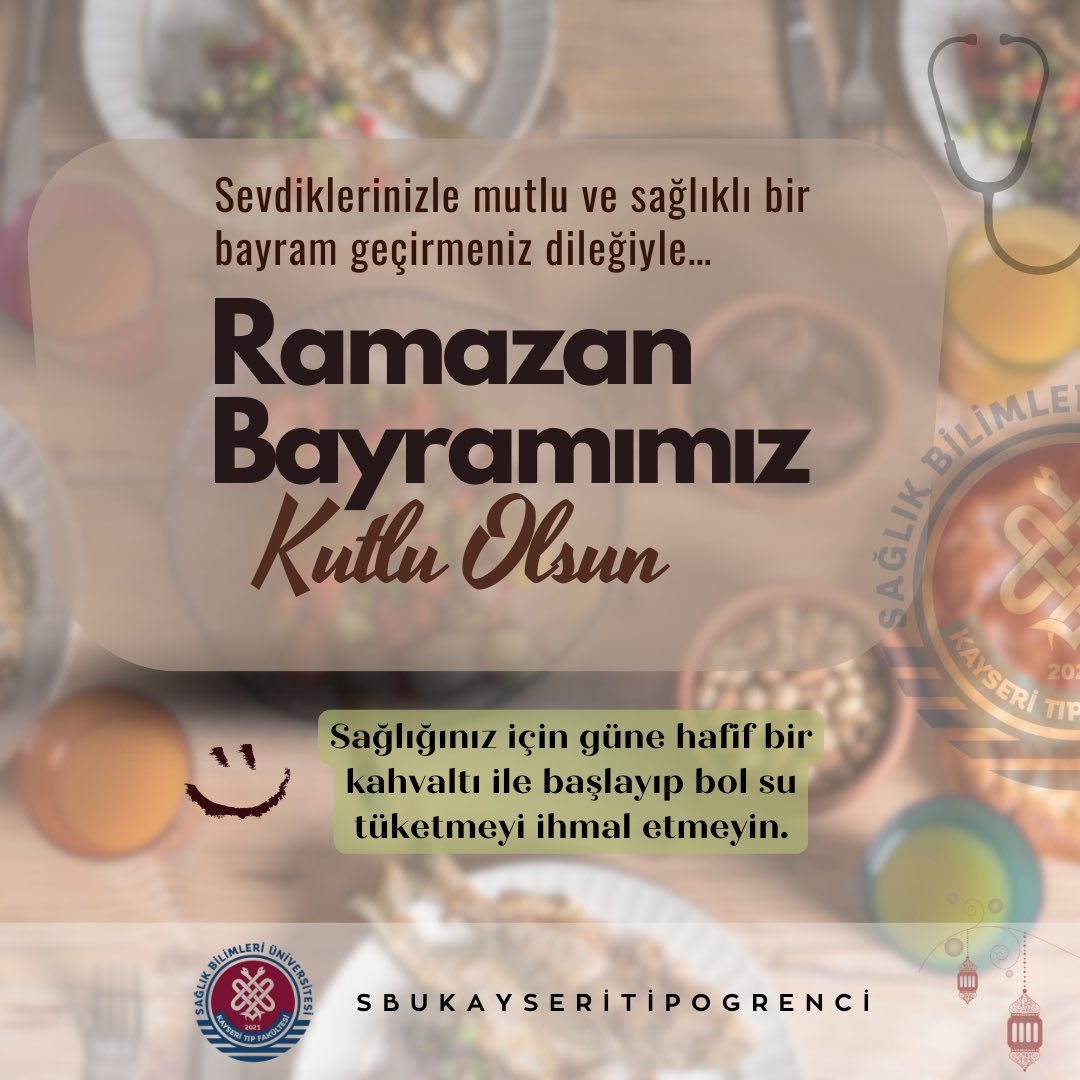Ramazan Bayramımız Kutlu Olsun 😊