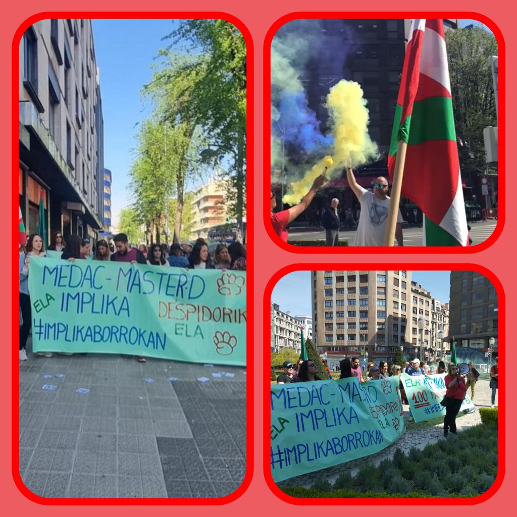 AinaraCruzCampo's tweet photo. 3️⃣6️⃣ egun #greban. @Implika_Formac ion taldeak 1️⃣5️⃣0️⃣
kaleratze egingo ditu Estatuan, Bilbon 8️⃣7️⃣ egin ditu.
Implika, tu ERE no se explica ‼️✊✊✊
#Implikaborrokan
#150despidos https://t.co/EPZO3E01zL