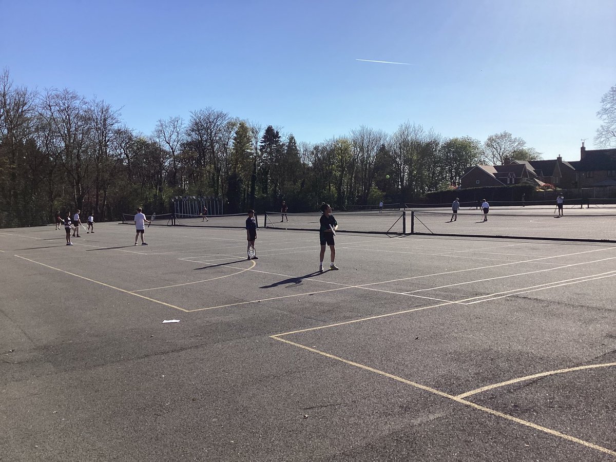 Great to see the sunshine attend the first tennis practice of the season 🎾☀️let’s hope it turns up every week! #BoltonSport #BSBD #Boltontennis