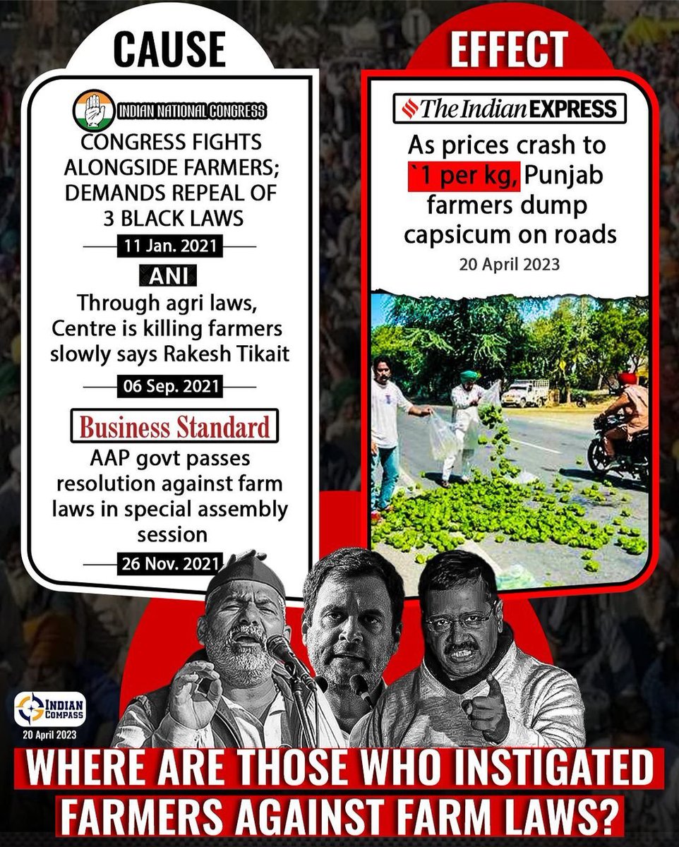 Hope farmers in Punjab and Haryana realise how they have been used as pawns by vested interest.
#FarmLaws #Farmerscrisis
