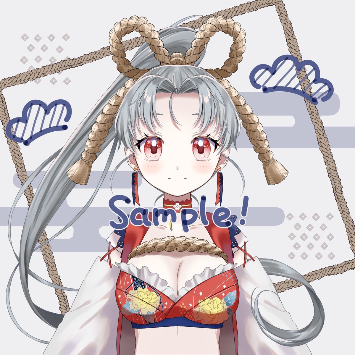 新しい子が完成しました〜！！
和風セクシーな女の子です🤍
山丘すの（<a href="/BURI_modeling/">山丘すの＠Live2Dモデラー</a> ）さんの元で販売予定です✨✨
#魂募集中 #VTuber #Live2D