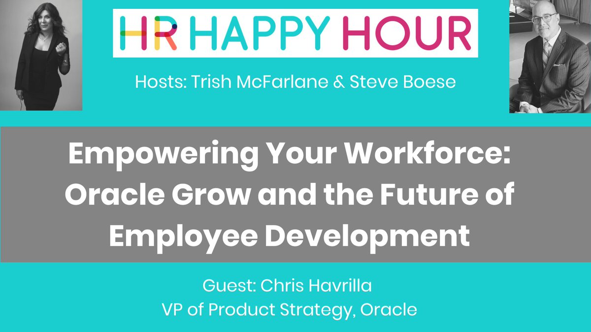 Trish_Steed's tweet photo. Unlock the potential of your workforce with #OracleGrow! Our new podcast with @havrilla of @OracleHCM dives into the future of #EmployeeDevelopment and how it can transform your business. Tune in now! #HR #HRTech
https://t.co/Iv6fNd1MUv https://t.co/eDfstJBK0z