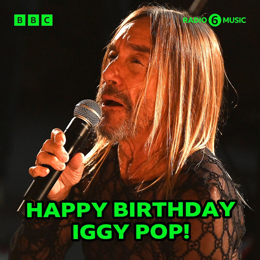 Påstået kompakt Den fremmede BBC Radio 6 Music on Twitter: "Happy birthday to the legendary @IggyPop 🎂  Iggy Confidential is back to soundtrack your Sunday afternoon. Which bands  have you discovered thanks to Iggy's show? Listen