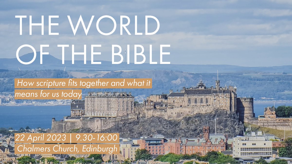 Tyndale_House's tweet photo. Just 1 day left before the World of the Bible conference in Edinburgh!🏴󠁧󠁢󠁳󠁣󠁴󠁿

Don't miss out, book your tickets (in-person or live stream) here: https://t.co/59QXpbIc12 https://t.co/V3CxmPtD5f